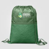 Vue 10 de Sac à cordon Sora recyclé matelassé – 6 L
