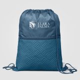Vue 14 de Sac à cordon Sora recyclé matelassé – 6 L
