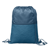 Vue 15 de Sac à cordon Sora recyclé matelassé – 6 L