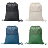 Vue 5 de Sac à cordon Sora recyclé matelassé – 6 L
