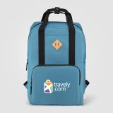 Vue 2 de Sac à dos Majesty, sangle réglable, nylon 300D rPET, 38 cm - 16 L