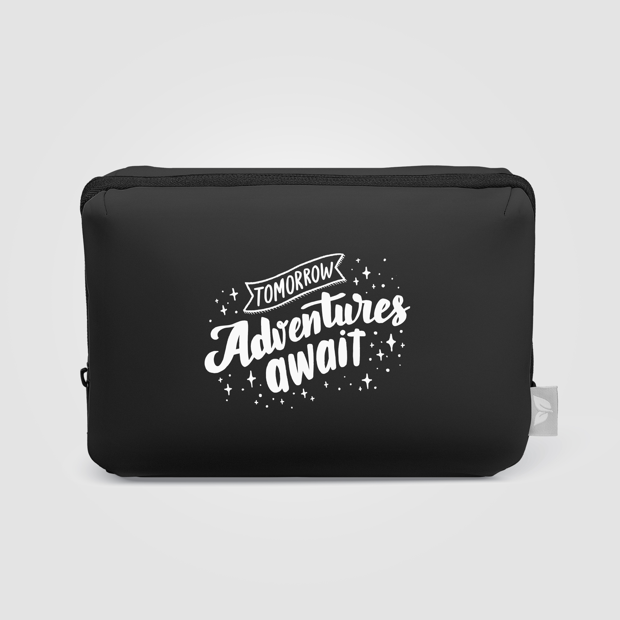Trousse utilitaire Malmö en PU recyclé à multiples poches et fermeture à glissière – 2 L