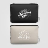 Vue 5 de Trousse utilitaire Malmö en PU recyclé à multiples poches et fermeture à glissière – 2 L