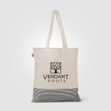 Vue 7 de Sac fourre-tout Aro en coton recyclé micro-rayures – 9,7 L