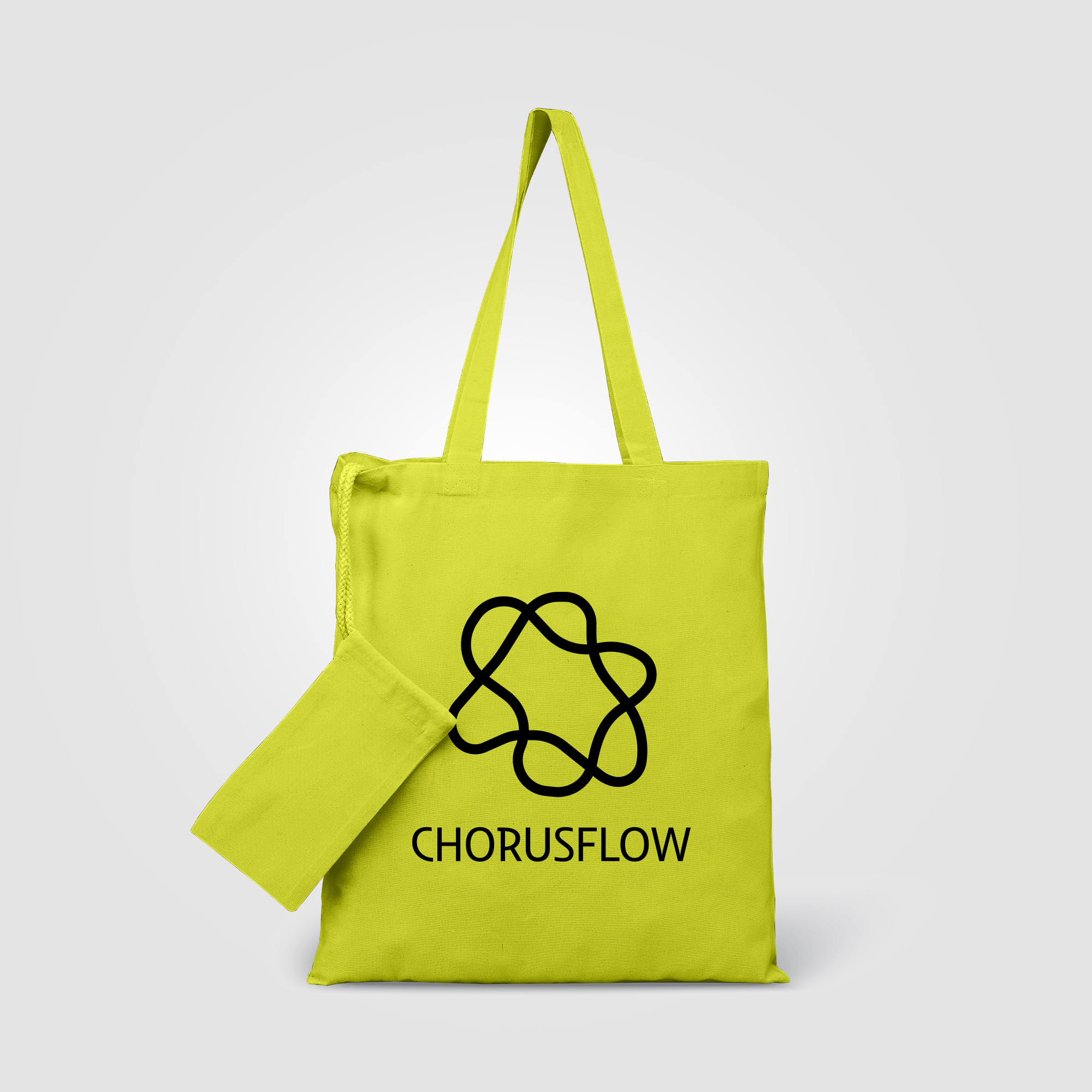 Sac shopping pliable Rosin Essentials en coton recyclé – 9,7 L