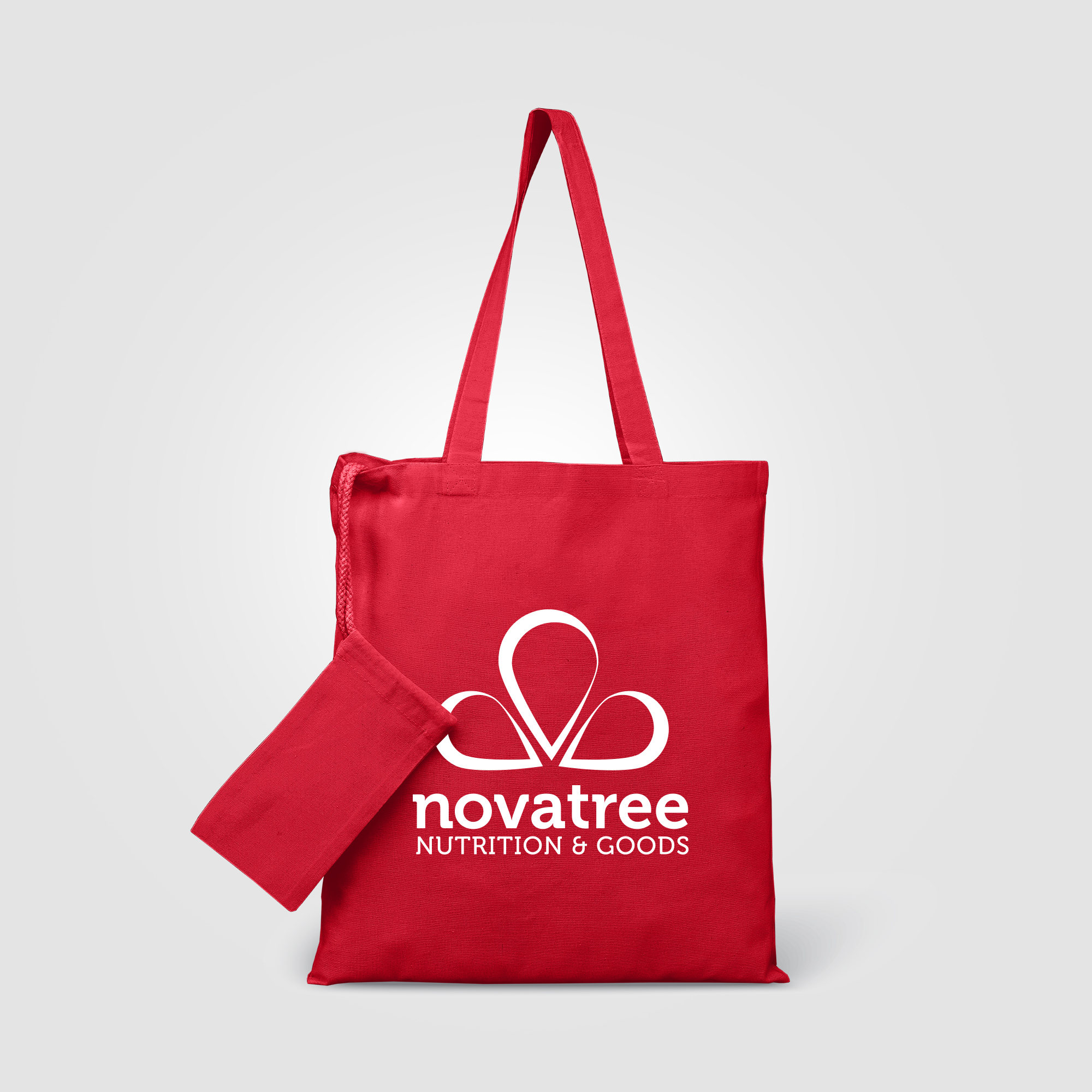 Sac shopping pliable Rosin Essentials en coton recyclé – 9,7 L