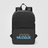 Vue 2 de Sac à dos Sora 210D recyclé matelassé – 13 L