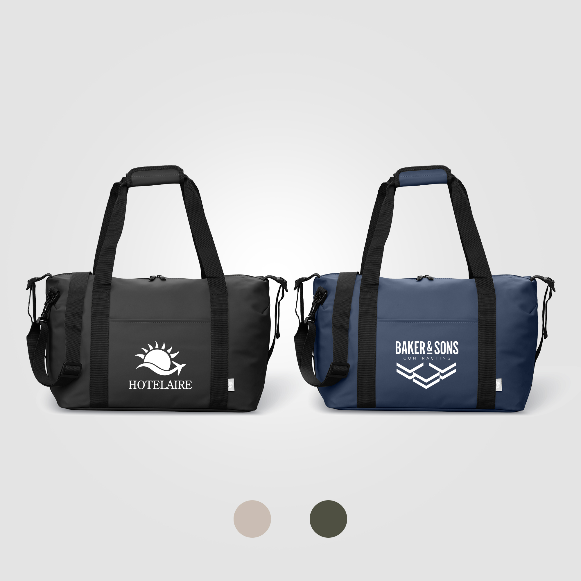Sac de voyage Malmö en PU recyclé – 30 L