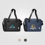 Vue 3 de Sac isotherme Malmö en PU recyclé pour 12 canettes – 11 L
