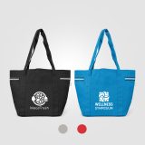 Vue 6 de Sac fourre-tout Newport en polyester recyclé à rayures – 20 L