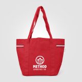 Vue 13 de Sac fourre-tout Newport en polyester recyclé à rayures – 20 L