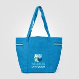 Vue 2 de Sac fourre-tout Newport en polyester recyclé à rayures – 20 L