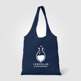 Vue 1 de Sac shopping Santorini Essentials en coton recyclé de 142 g/m² – 8 L