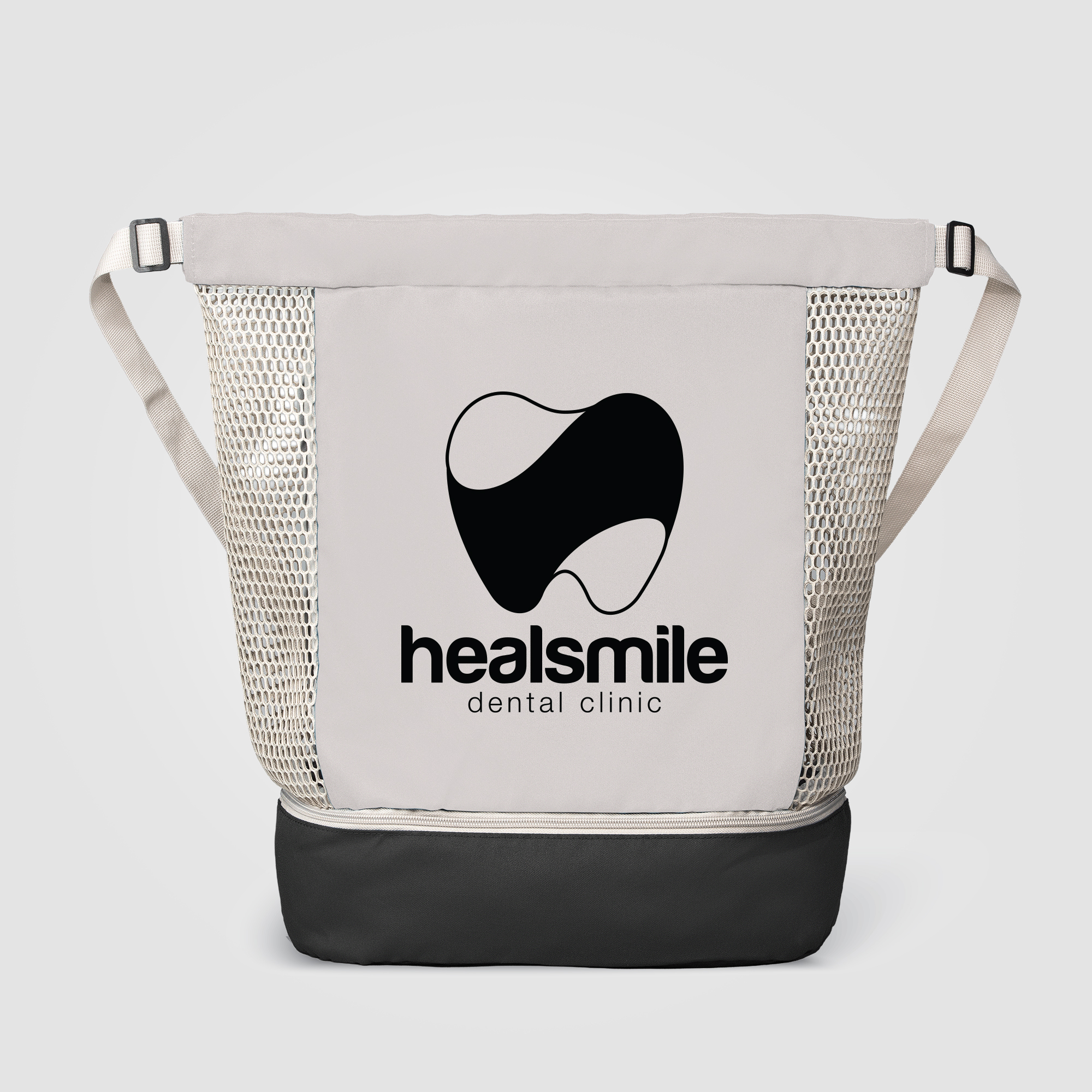 Sac à cordon Neri en maille recyclée – 34 L