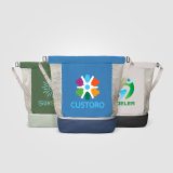 Vue 4 de Sac à cordon Neri en maille recyclée – 34 L