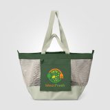 Vue 2 de Sac fourre-tout Neri en maille recyclée pliable – 45 L