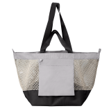 Vue 11 de Sac fourre-tout Neri en maille recyclée pliable – 45 L