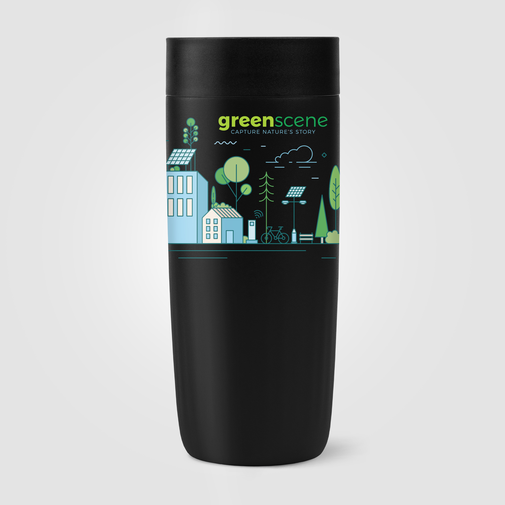Gobelet Majesty en acier inoxydable recyclé - 385 ml