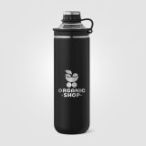 Vue 9 de Bouteille Oasis avec couvercle et poignée en acier inoxydable recyclé - 680 ml