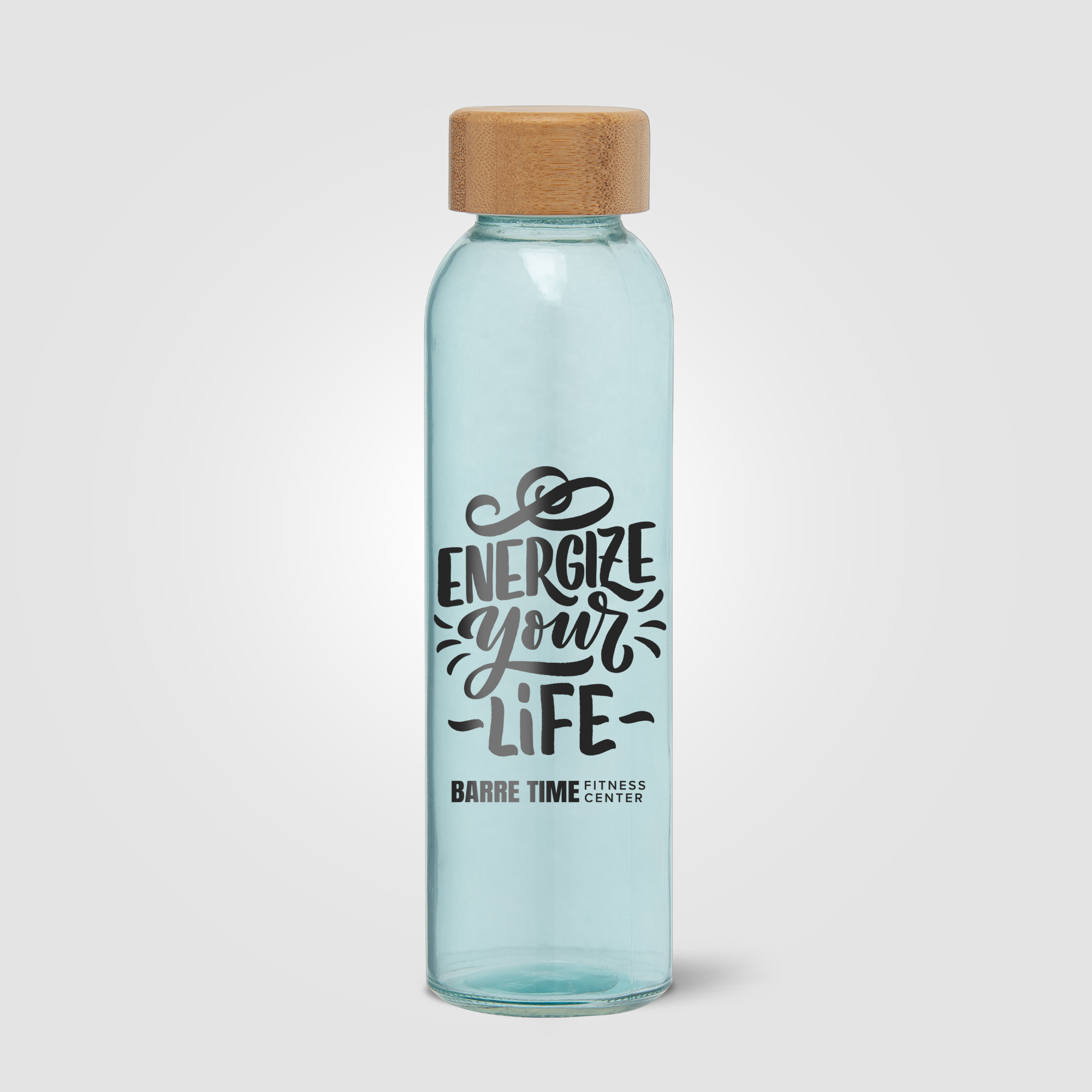 Alpine - 500 ml Bouteille en verre avec couvercle en bambou