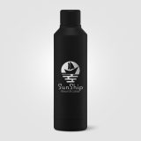 Vue 2 de Olympus - 500 ml - Bouteille en acier inoxydable à double paroi doublée de cuivre avec couvercle à t