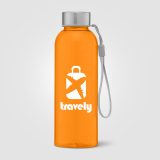Vue 23 de Skye - Bouteille d'eau 500 ml en rPET avec bracelet de poigne