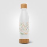 Vue 15 de Ibiza Bamboo - 650 ml Bouteille en acier inoxydable à double paroi