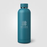 Vue 2 de Gourde Astrid en acier inoxydable à double paroi - 530 ml
