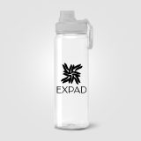 Vue 2 de Gourde Alaska Essentials en rPET avec poignée de transport – 800 ml
