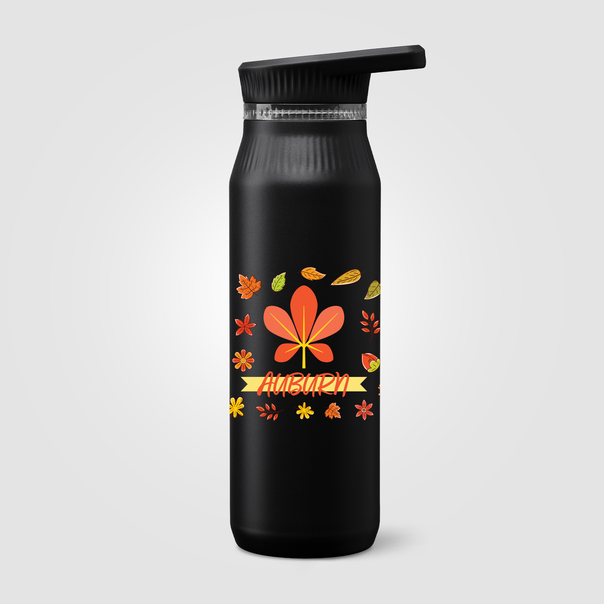 Gourde Majesty en acier inoxydable recyclé avec double bouchon et poignée – 750 ml