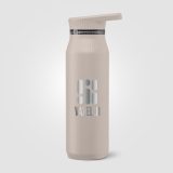 Vue 9 de Gourde Majesty en acier inoxydable recyclé avec double bouchon et poignée – 750 ml
