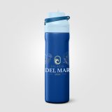 Vue 21 de Gourde Lynk en acier inoxydable à paille rabattable – 690 ml