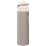 Vue 17 de Gourde Lynk en acier inoxydable à paille rabattable – 690 ml