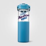 Vue 13 de Gourde Juno en verre avec housse en silicone et paille – 650 ml