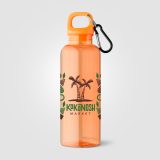 Vue 14 de Gourde de vélo Doli, bouchon à vis avec mousqueton, rPET - 500 ml