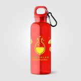 Vue 20 de Gourde de vélo Doli, bouchon à vis avec mousqueton, rPET - 500 ml