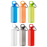 Vue 5 de Gourde de vélo Doli, bouchon à vis avec mousqueton, rPET - 500 ml
