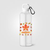 Vue 9 de Gourde de vélo Doli, bouchon à vis avec mousqueton, rPET, 740 ml