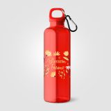 Vue 1 de Gourde de vélo Doli, bouchon à vis avec mousqueton, rPET, 740 ml
