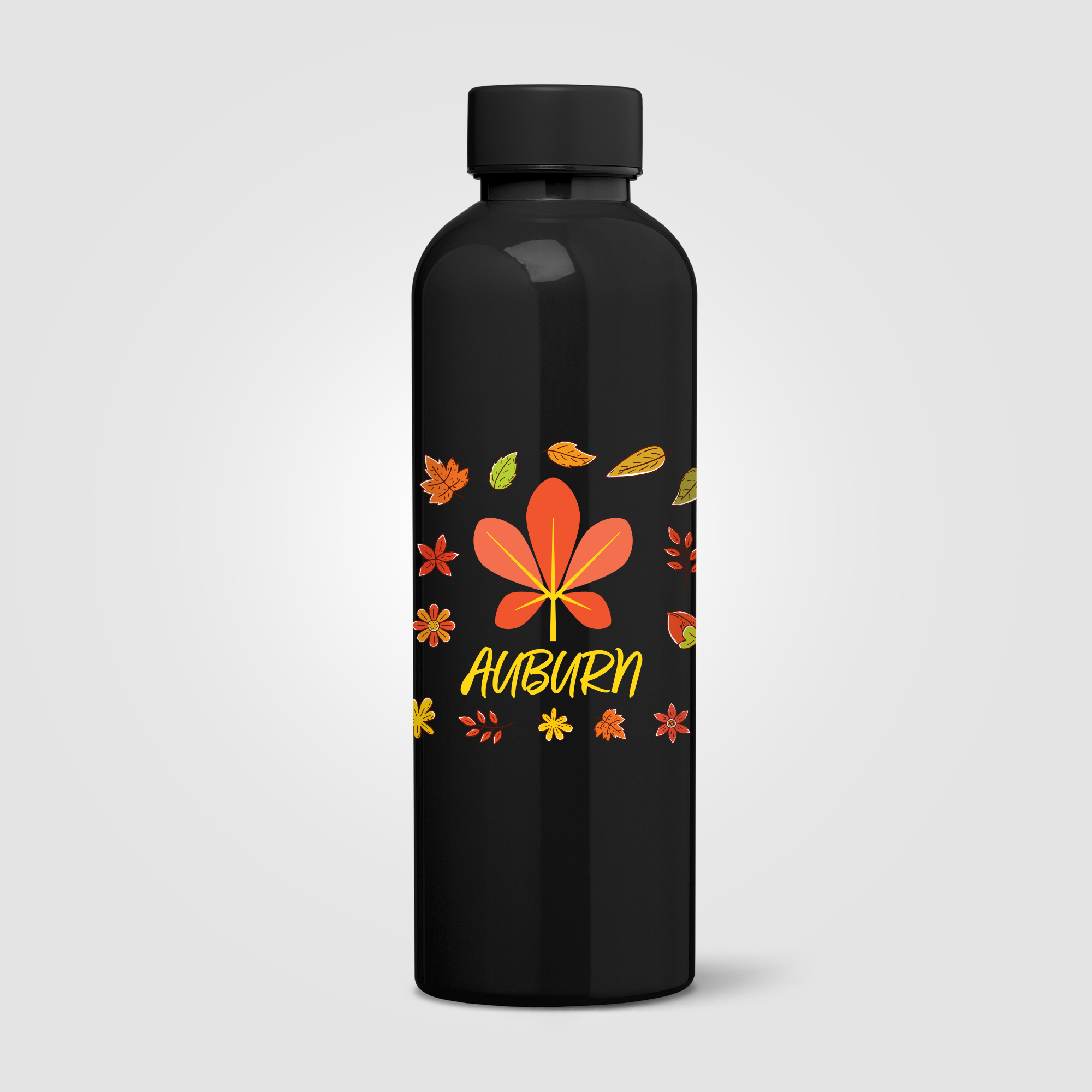 Gourde Norden en rPET brillante monochrome étanche – 680 ml