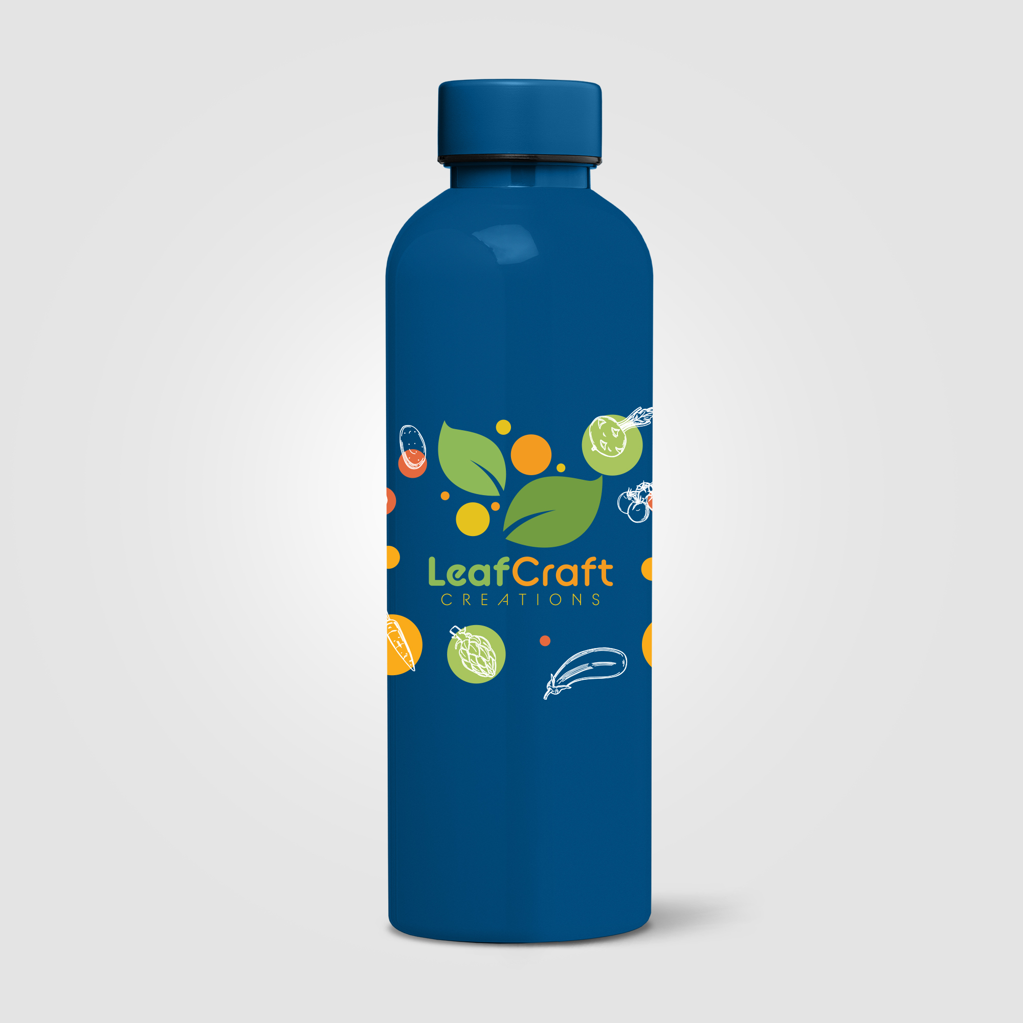 Gourde Norden en rPET brillante monochrome étanche – 680 ml