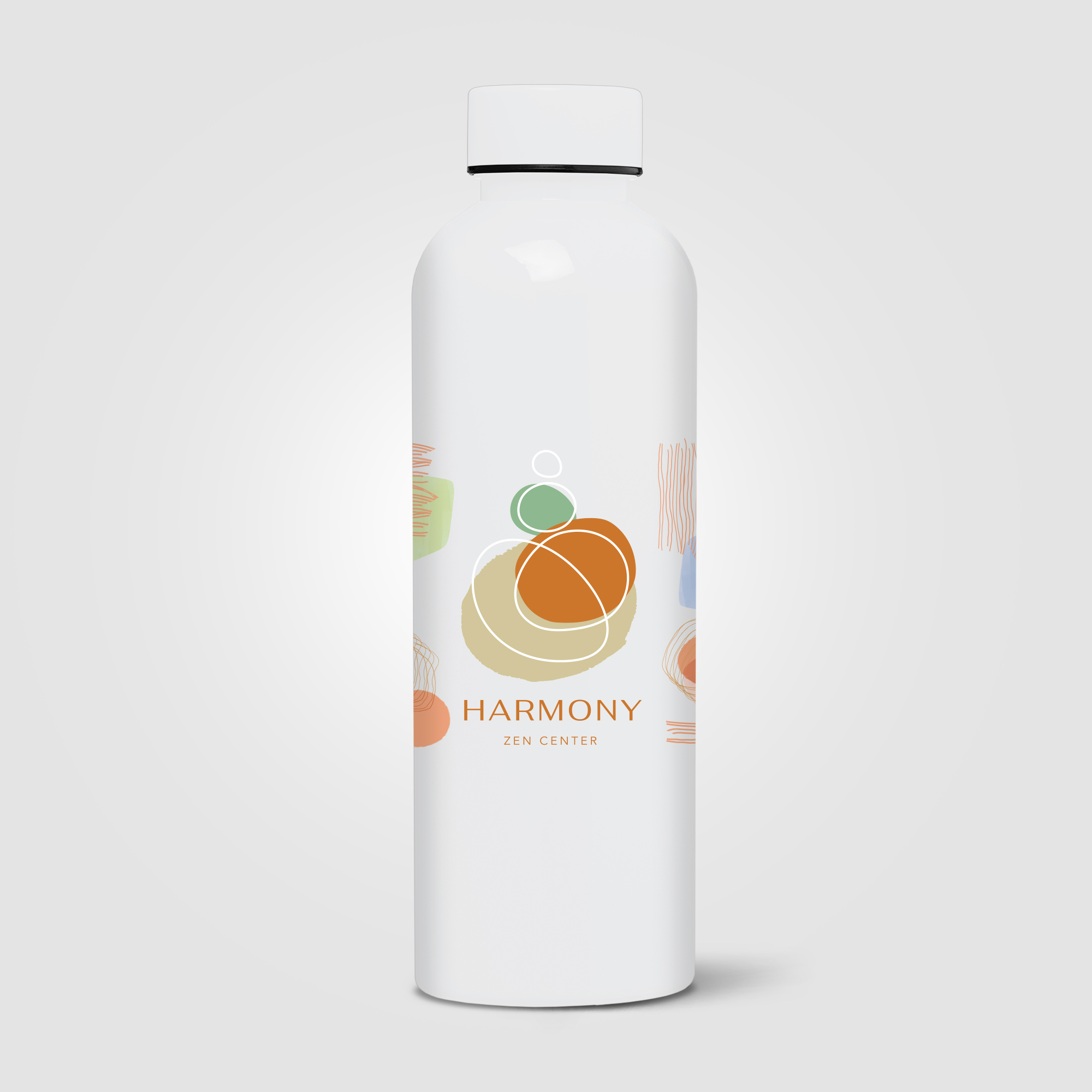 Gourde Norden en rPET brillante monochrome étanche – 680 ml