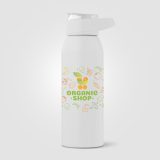 Vue 21 de Gourde de sport Lyse en acier inoxydable recyclé – 710 ml