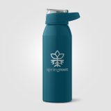 Vue 2 de Gourde de sport Lyse en acier inoxydable recyclé – 710 ml
